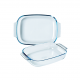 Pyrex - Set of 2 Rectangular Roaster - Iconics - V3