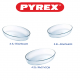 Pyrex - Set Of 3 - Iconics