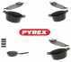 Pyrex - Set of Artisan Granite 11 Pieces (18,22,26) - Grey 