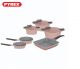 Pyrex - Set of Artisan Granite 13 pieces ( 20,24,28 ) - Rose