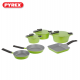 Pyrex - Set of Artisan Granite 13 pieces ( 20,24,28 ) - Green