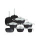 Saflon - 13 Pieces Set - Black