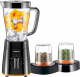 Kenwood  - Blender with 2 Mills - 500 Watt - 1.5 Liter - Black- BLP15.360WH