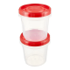 Lock&Lock - Screw Container - 650ml - Set 2 - Red