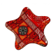 Ramadan collection - Star Platter 32cm - Red