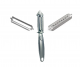 Diva - Stainless Steel Peeler and Grater 2 * 1 