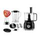 Mienta - Food Processor - Black Optimum - FP14922B - 800W