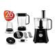 Mienta - Food Processor - Black Phantom - FP141022B - 800W