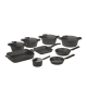 Pyrex - Set of Artisan Granite 23 pieces ( 20,24,26,30 ) - Grey