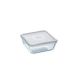 Pyrex - Square Box with Lid 0.85L - Cook & Freeze