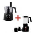 Mienta - Chopper - Fusion Mega - CH23428A - 1000W + Mienta - Blender - 400W - BL1261B - Black (Bundle)