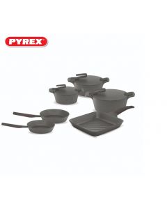Pyrex - Set of Artisan Granite 13 pieces ( 20,24,28 ) - Grey