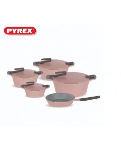 Pyrex - Set of Artisan Granite 13 pieces ( 18,22,26,30 ) - Rose