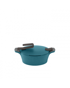 Pyrex - Cooking pot 26 cm - Artisan Granite – Turquoise